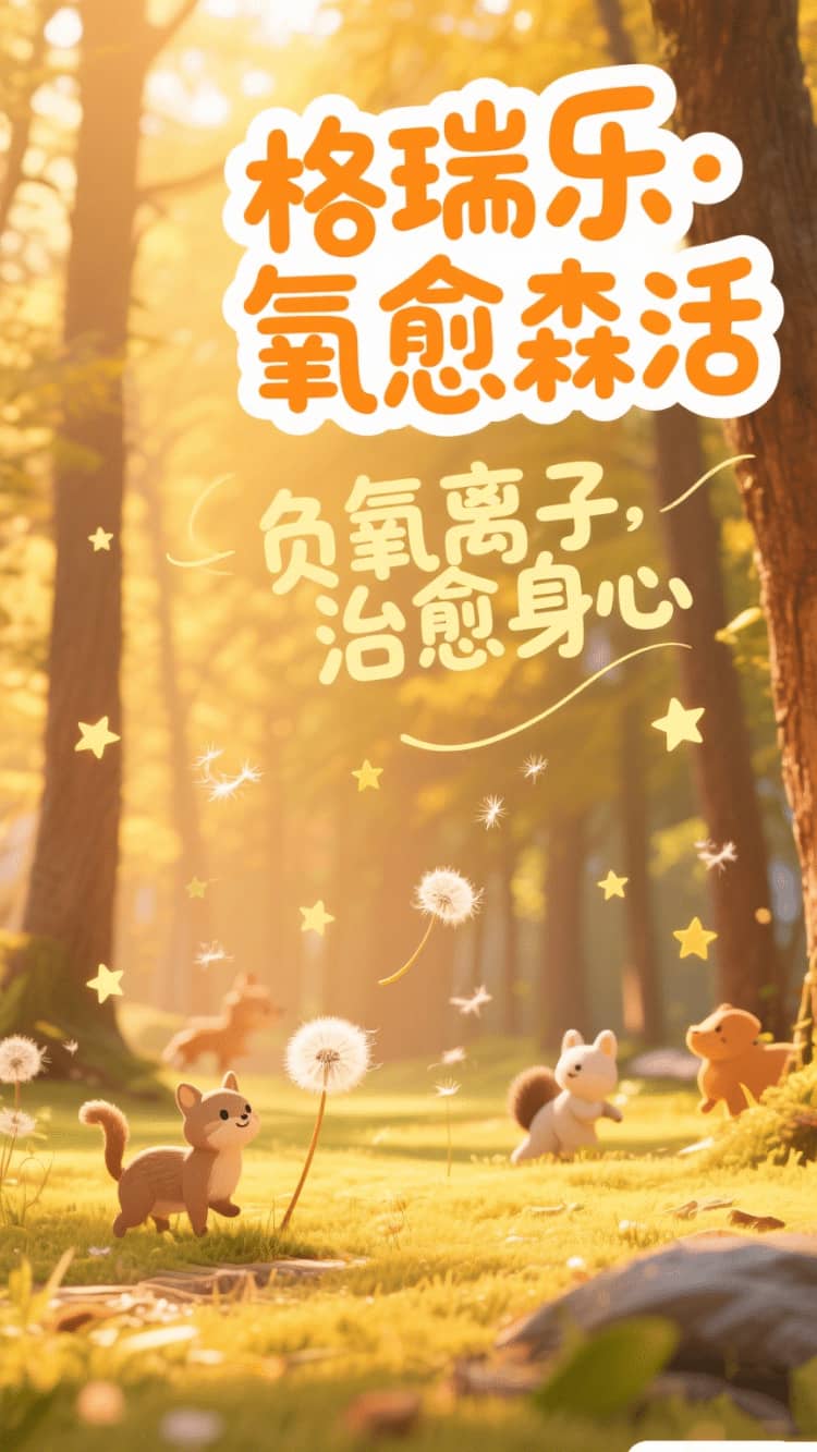 格瑞乐・氧愈森活，负氧离子，在家天天森呼吸